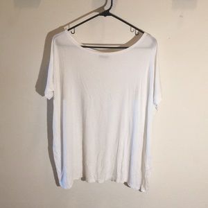 WHITE SHORT SLEEVE PIKO SHIRT